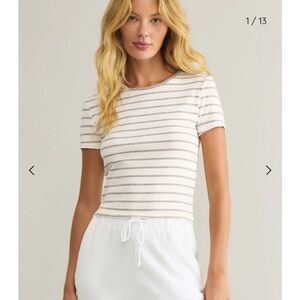 Z Supply Saxton Striped Tee xs NWT!!!
